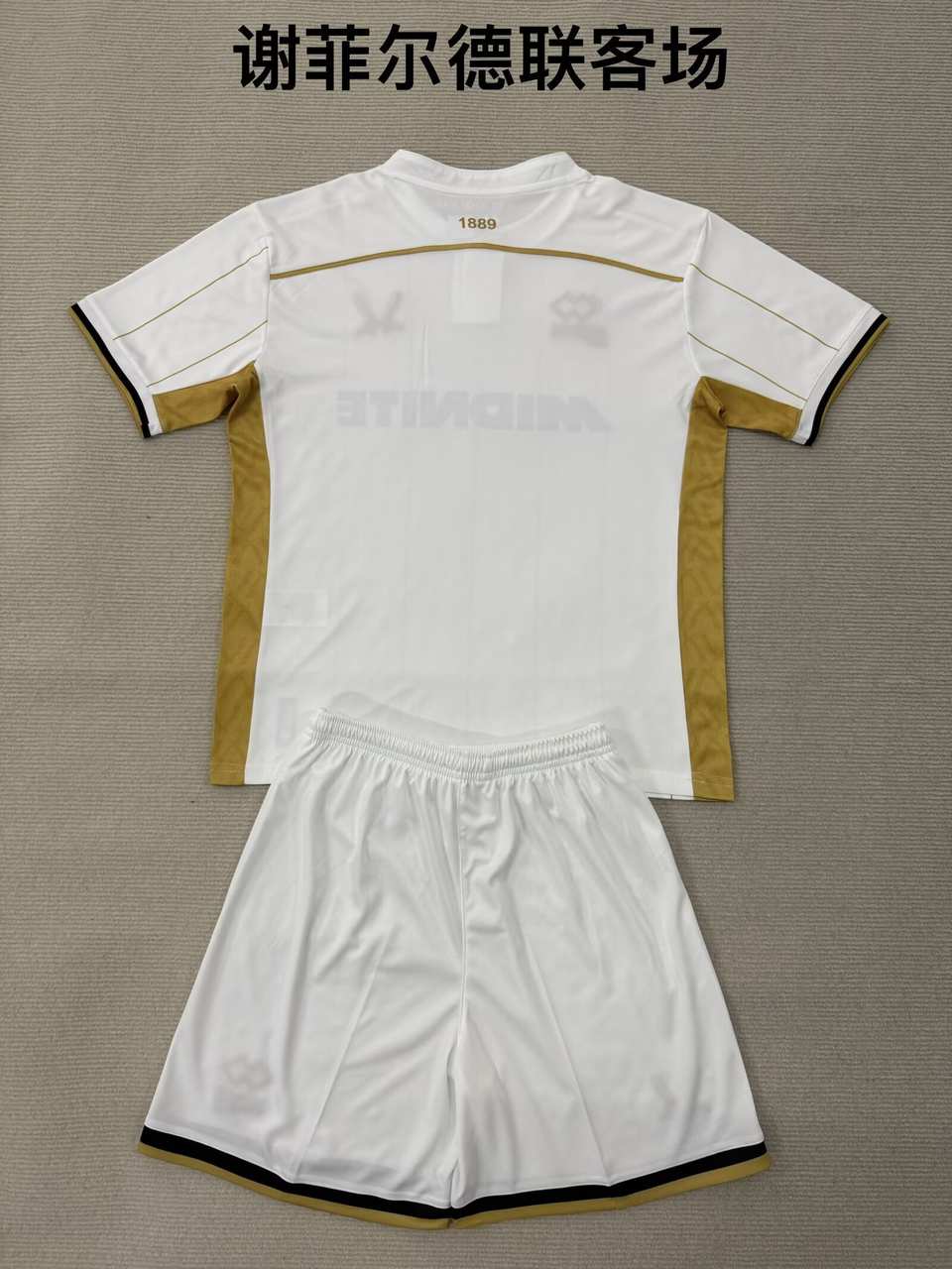 25 26 Sheffield United away adult set, children's set (16-2XL) 25 26 谢菲尔德联 客场 成人