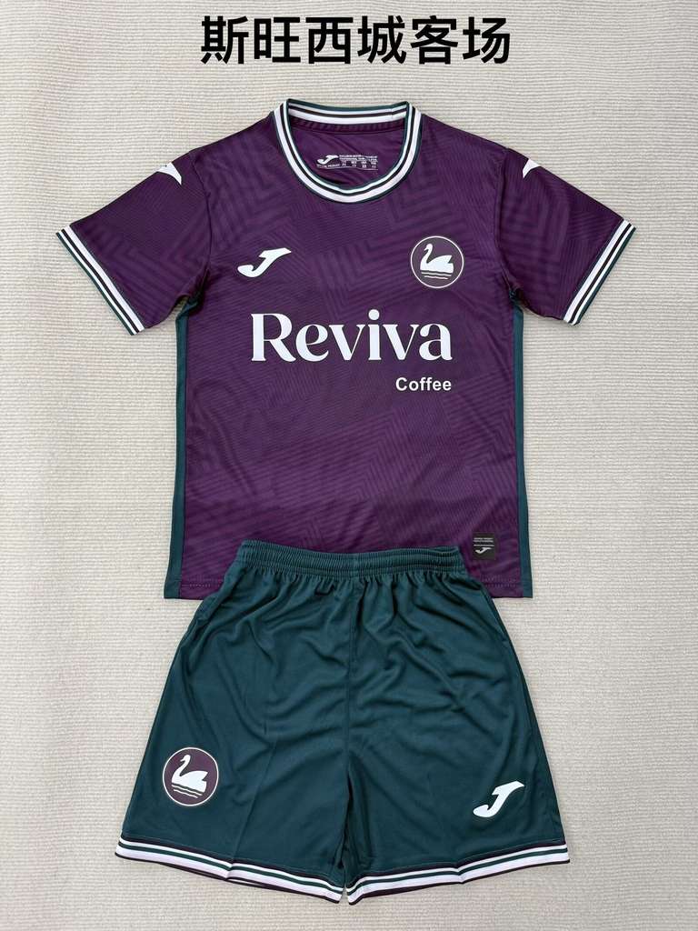 25 26 Swansea City away adult set, children's set (16-2XL) 25 26 斯旺西城 客场 成人套装、童装