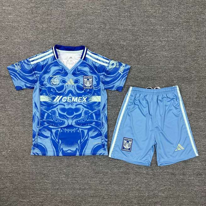 25 26 Tigres away adult kid kits 25 26 老虎 客场 成人套装、童装（16-2XL)