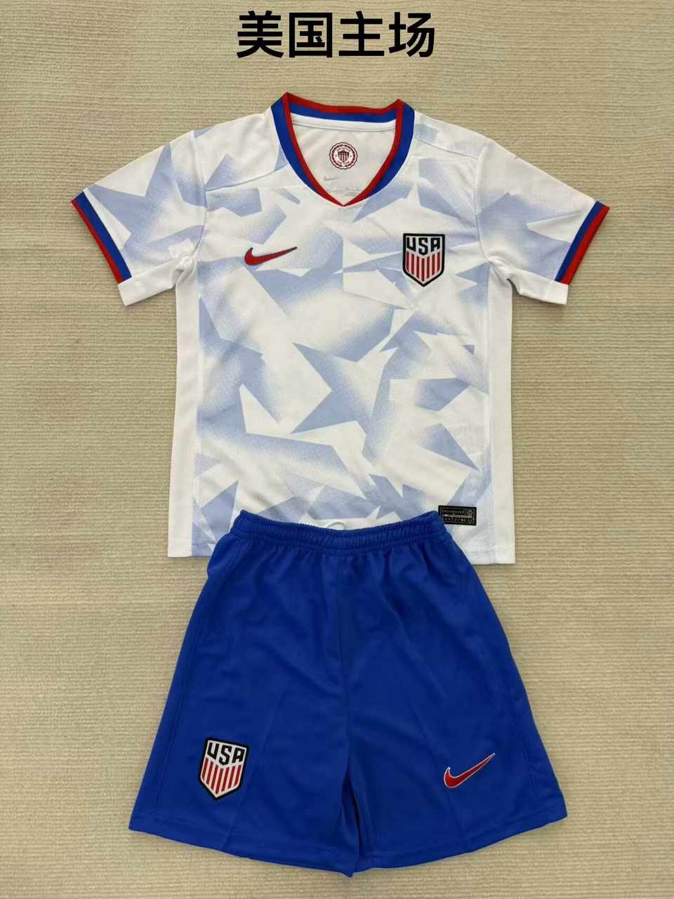 25 26 USA America home adult kid kits 25 26 美国 主场 成人套装、童装（16-2XL)