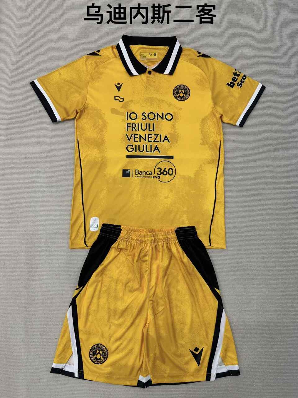 25 26 Udinese third away adult set, children's set (16-2XL) 25 26 乌迪内斯 二客 成人套装、童