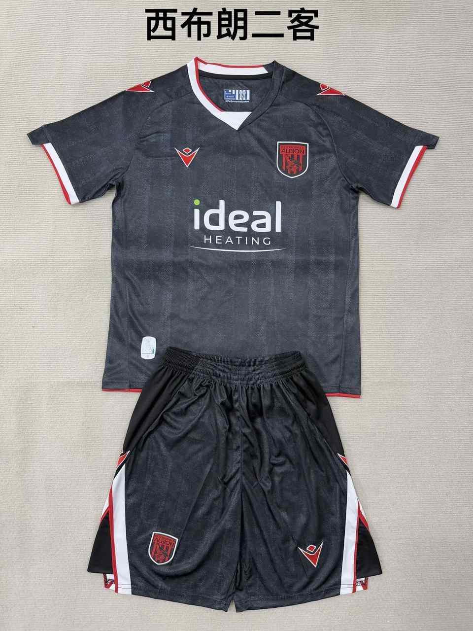 25 26 West Brom third away adult set, children's set (16-2XL) 25 26 西布朗 二客 成人套装、