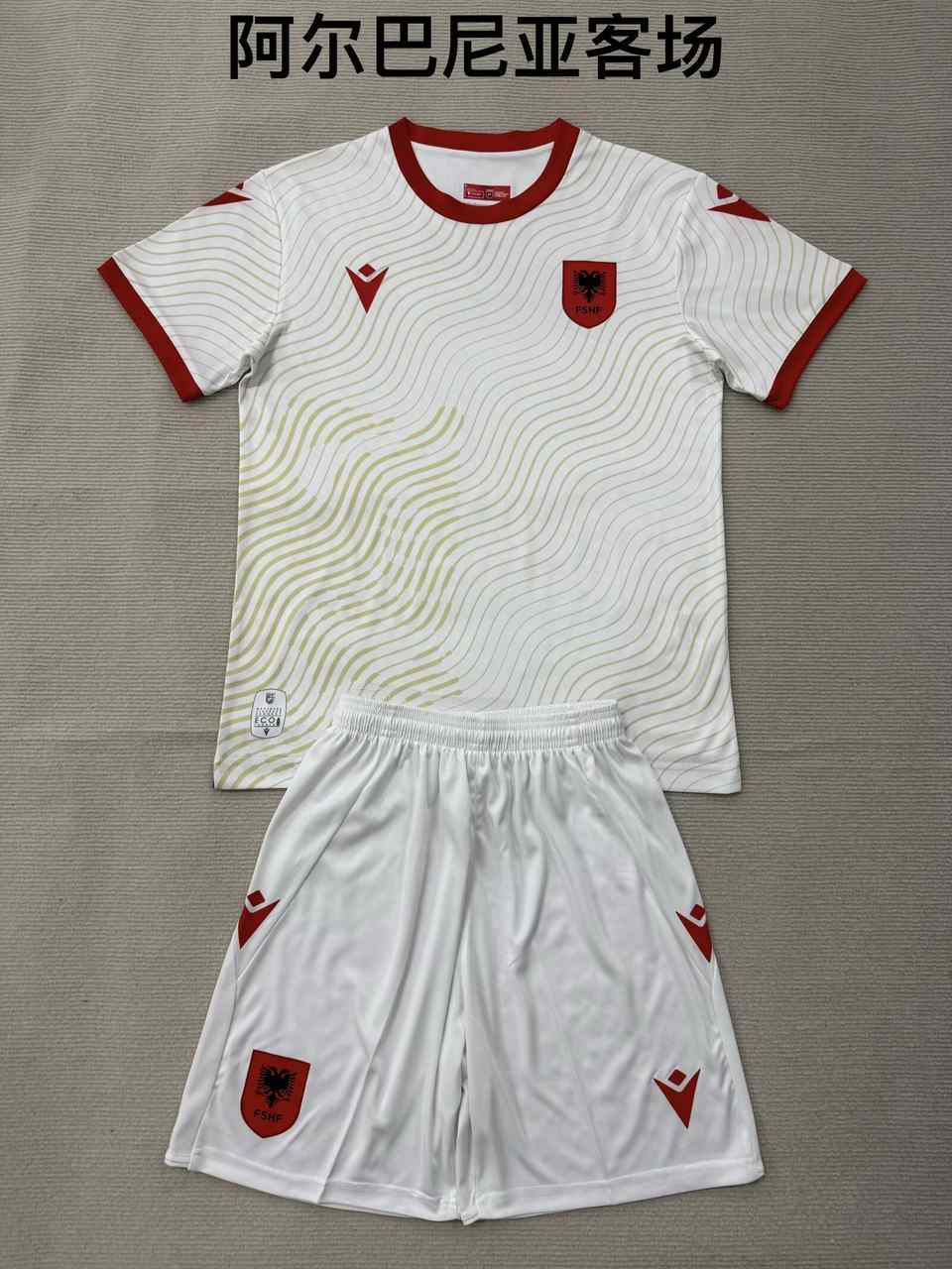 26 27 Albania away adult set, children's set (16-2XL) 26 27 阿尔巴尼亚 客场 成人套装、童装（16-