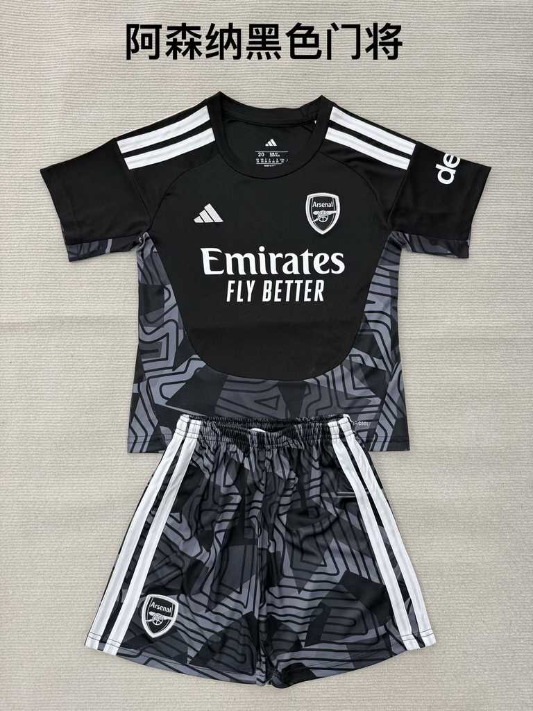 26 27 Arsenal Black Goalkeeper Adult Set, Children's Wear (16-2XL) 26 27 阿森纳 黑色