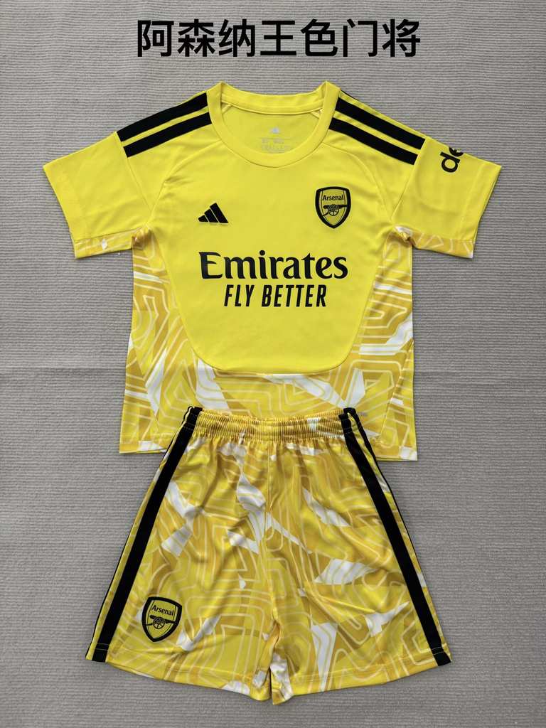 26 27 Arsenal Yellow Adult Set, Children's Wear (16-2XL) 26 27 阿森纳 黄色 成人套装、童装（16