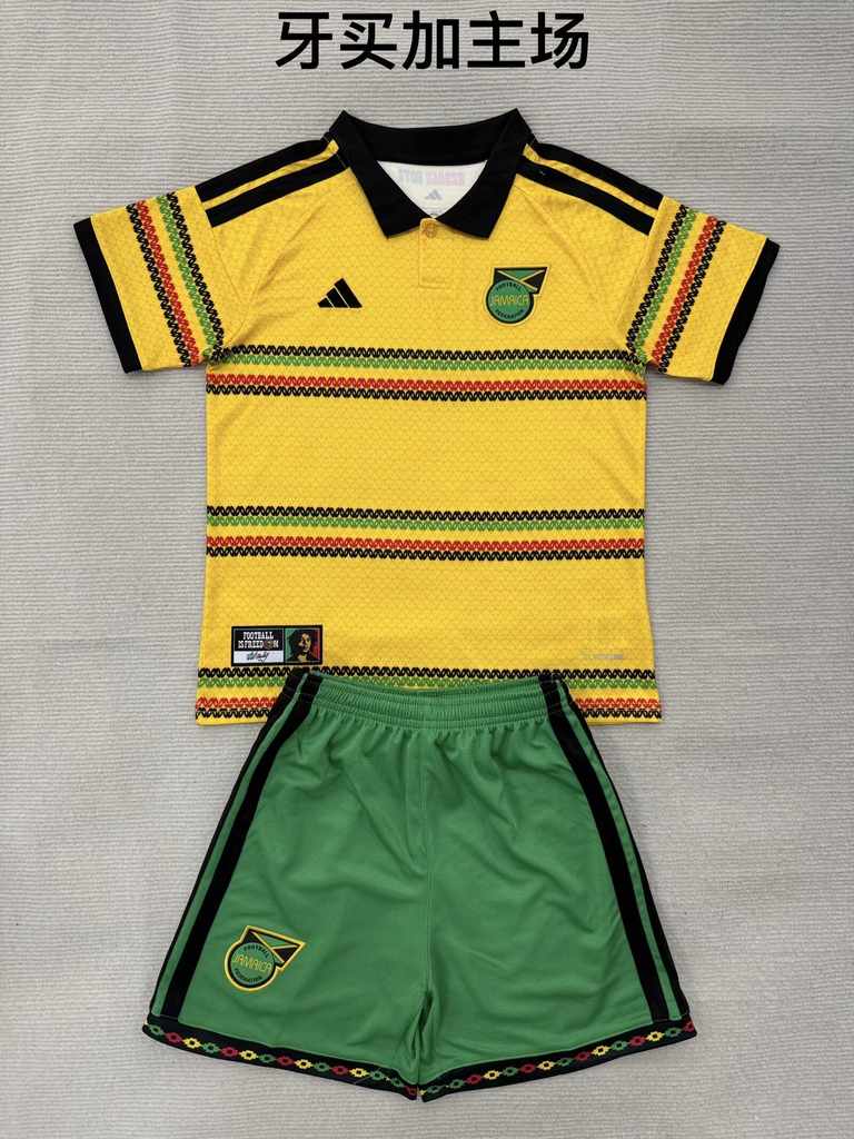 26 27 Jamaica Home Adult Set, Children's Wear (16-2XL) 26 27 牙买加 主场 成人套装、童装（16-2