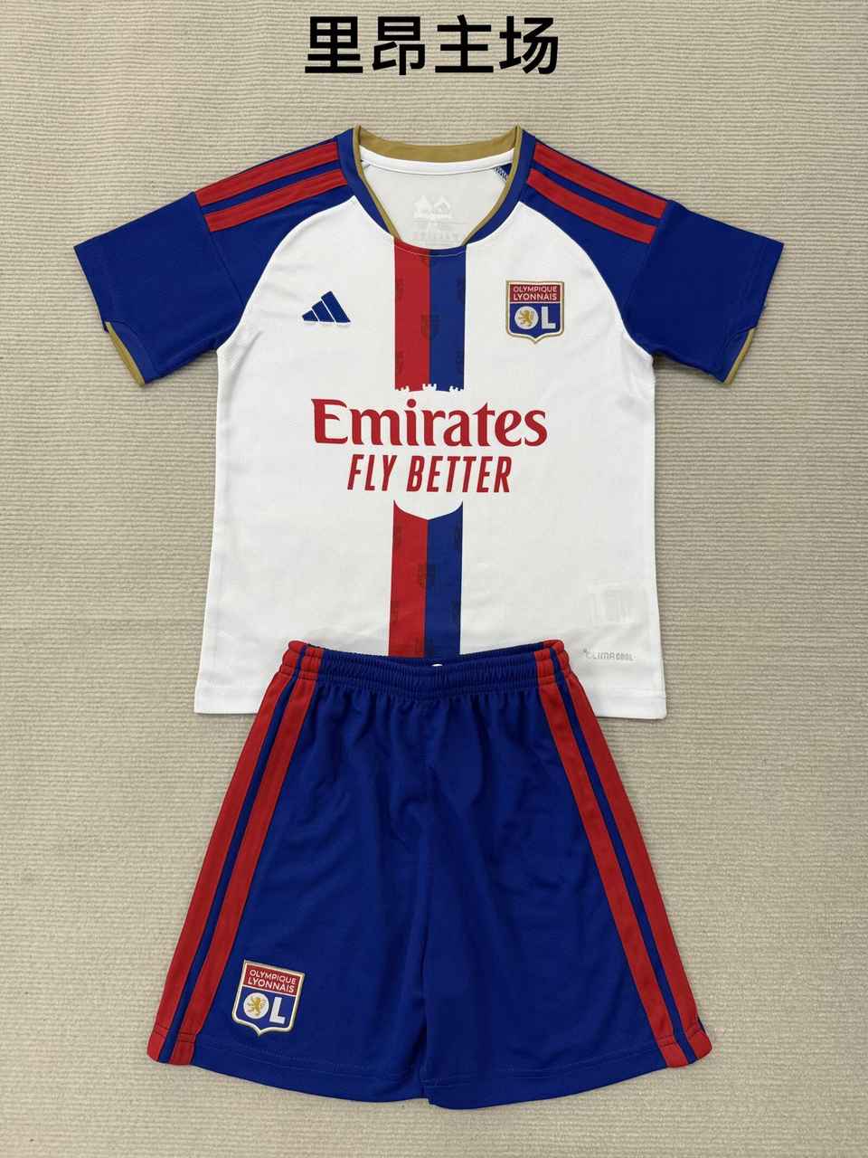 26 27 Lyon home adult suit, children's suit (16-2XL) 26 27 里昂 主场 成人套装、童装（16-2XL)
