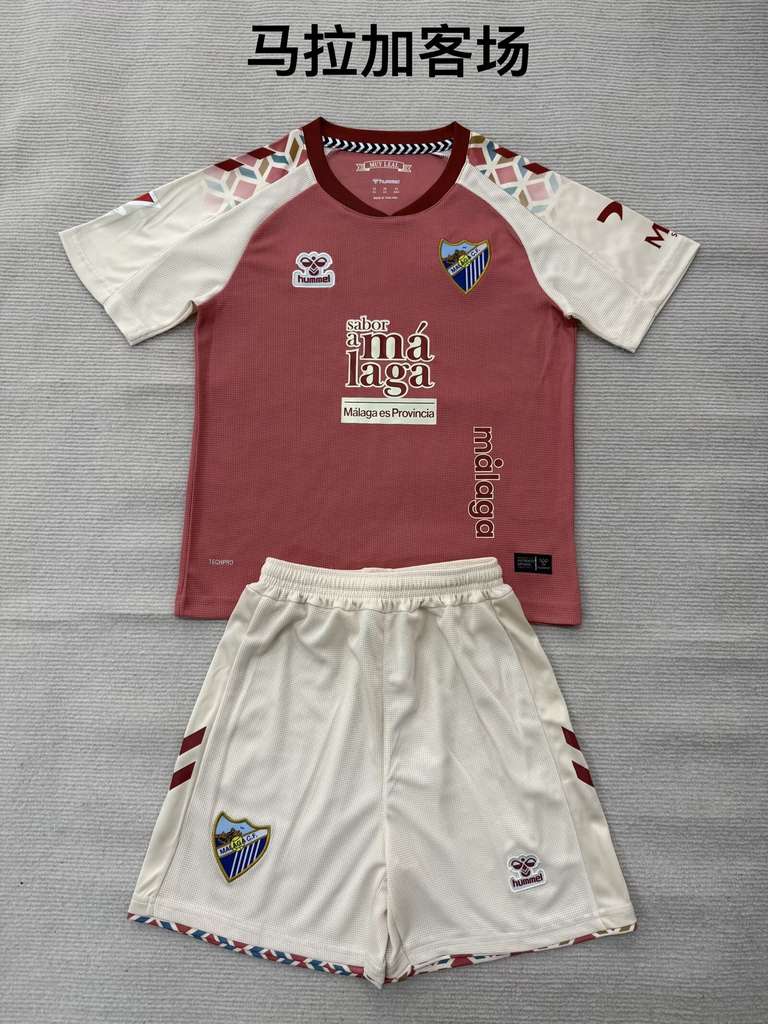26 27 Málaga away adult kid kits 26 27 马拉加 客场 成人套装、童装（16-2XL)