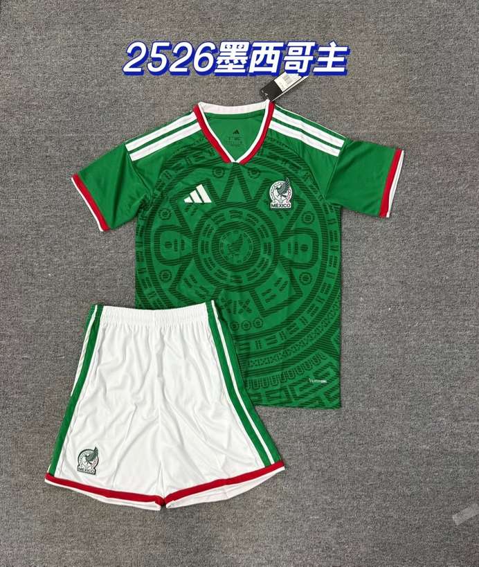 26 27 Mexico Home Adult Set 26 27 墨西哥 主场 成人套装