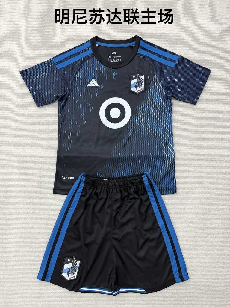 26 27 Minnesota United Home Adult Set, Children's Clothing （16-2XL) 26 27 明尼苏达联