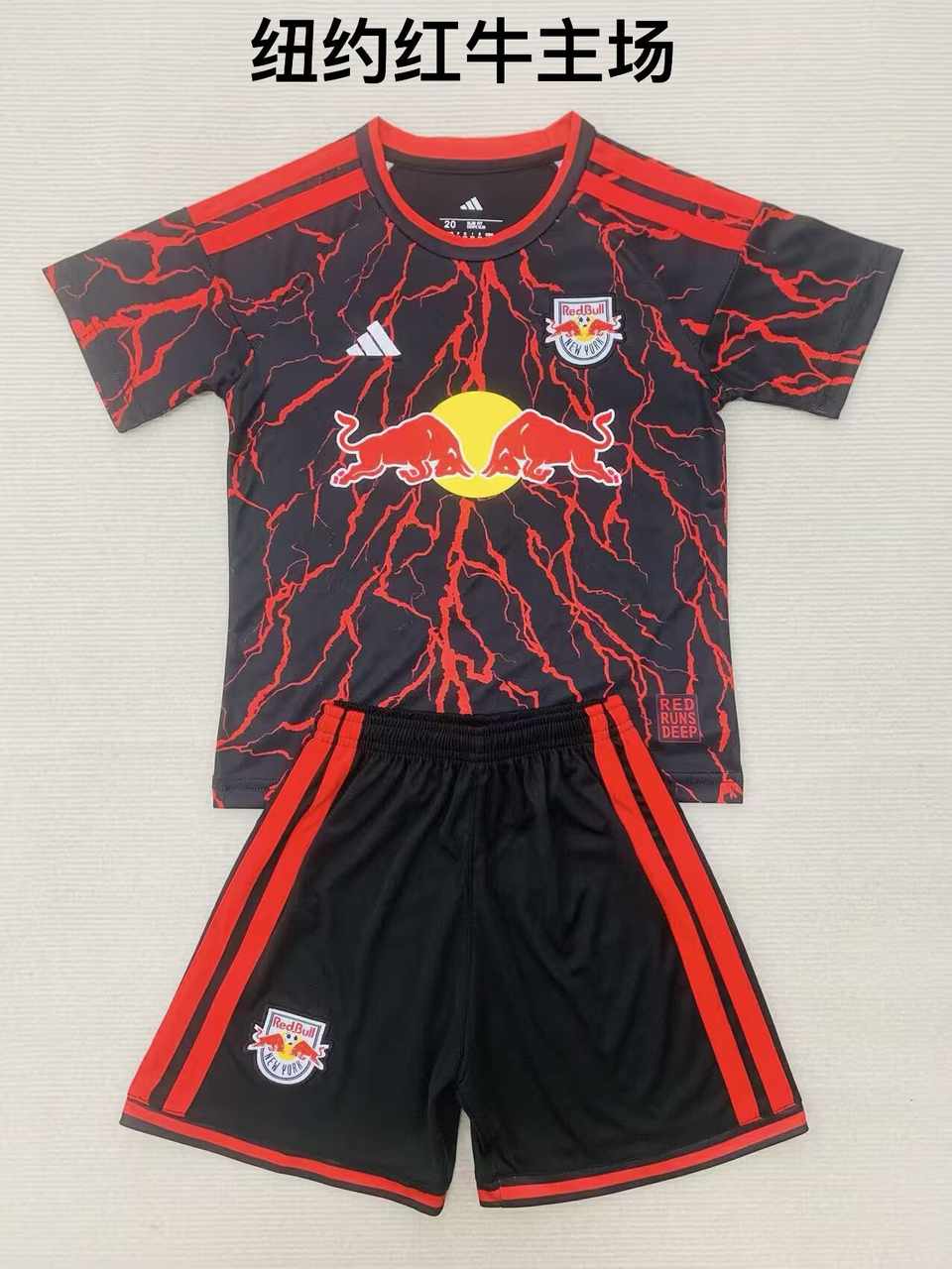 26 27 New York Red Bulls Home adult kid kits 26 27 纽约红牛 主场 成人套装、童装（16-2XL)