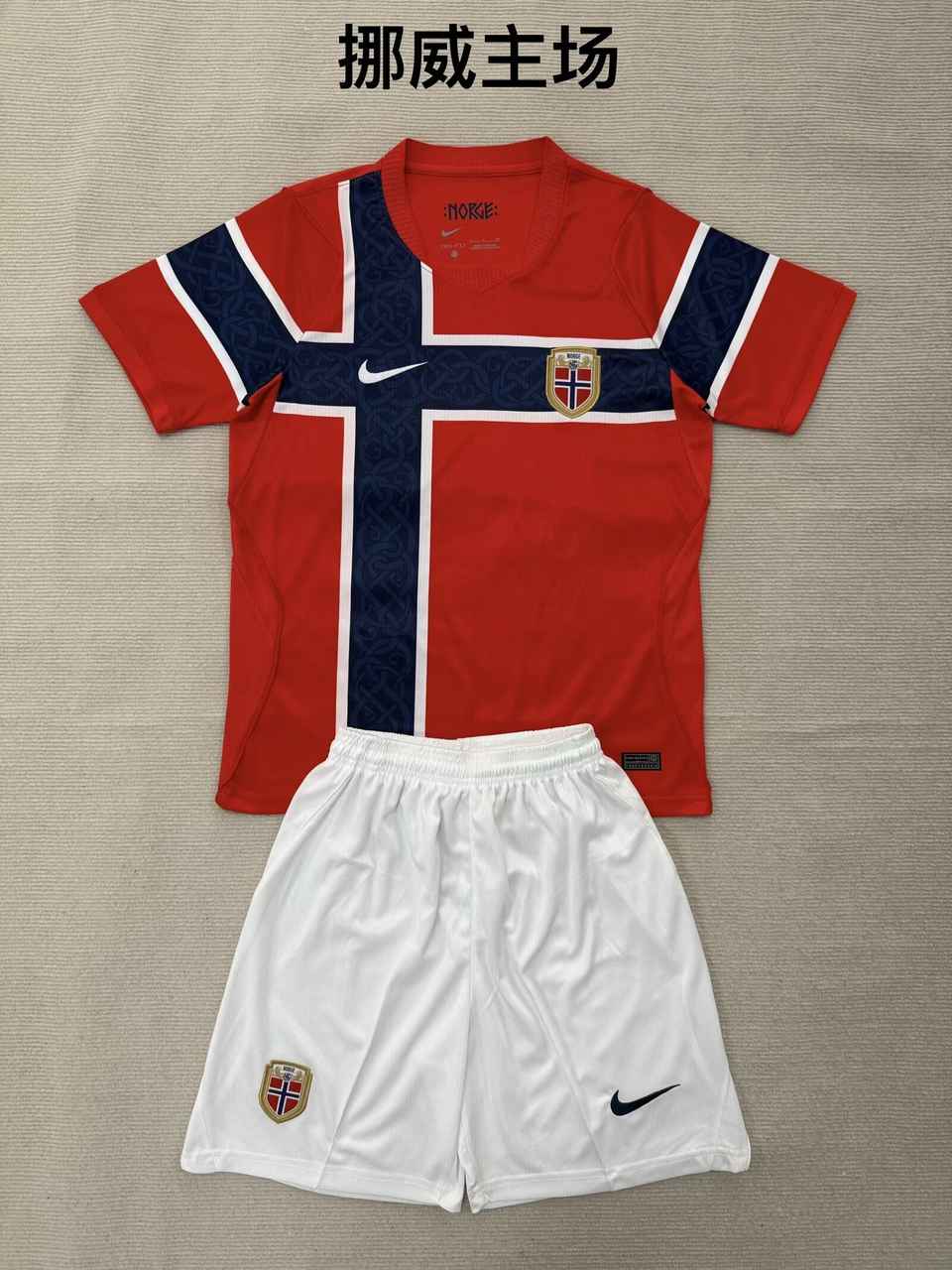 26 27 Norway Home Adult Set, Children's Wear (16-2XL) 26 27 挪威 主场 成人套装、童装（16-2XL