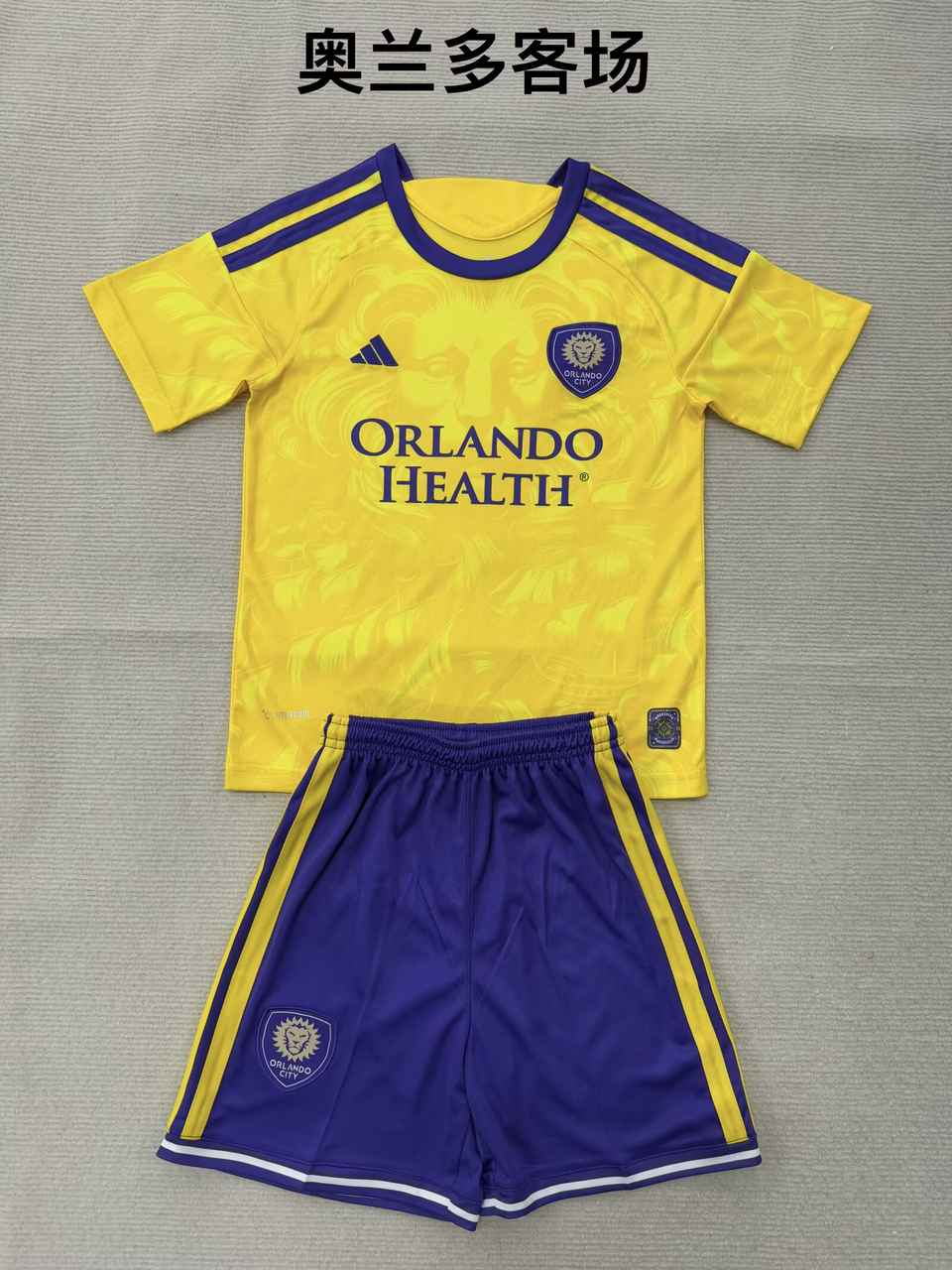 26 27 Orlando city away adult kid kits 26 27 奥兰多 客场 成人套装、童装（16-2XL)