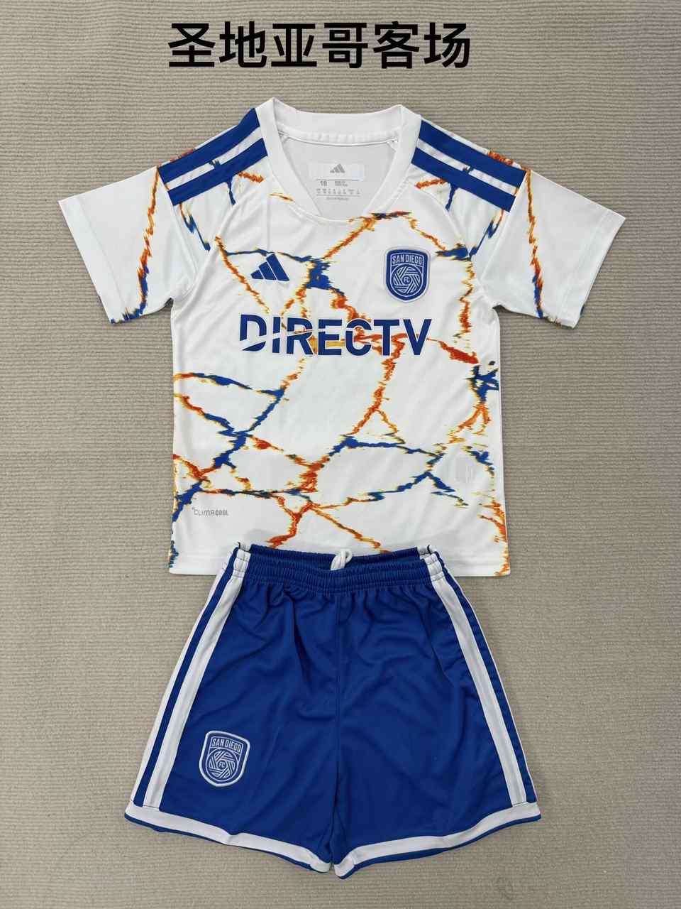 26 27 San Diego away adult set, children's set (16-2XL) 26 27 圣地亚哥 客场 成人套装、童装（16