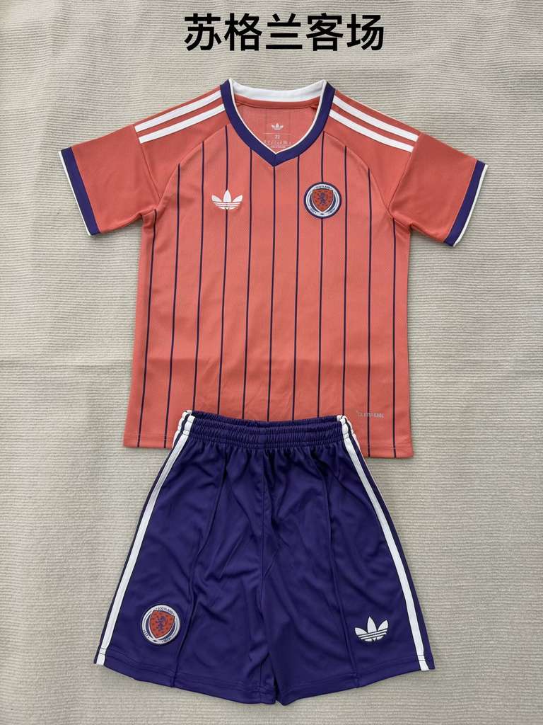26 27 Scotland away adult set, children's clothing (16-2XL) 26 27 苏格兰 客场 成人套装、童装