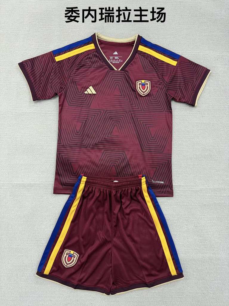 26 27 Venezuela Home Adult Set, Children's Wear (16-2XL) 26 27 委内瑞拉 主场 成人套装、童装（1