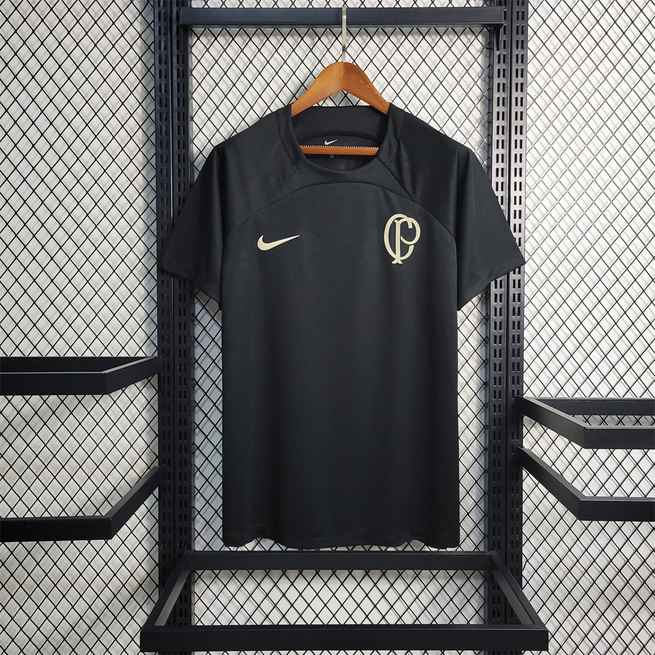 22-23 Corinthians Training Shirt Black