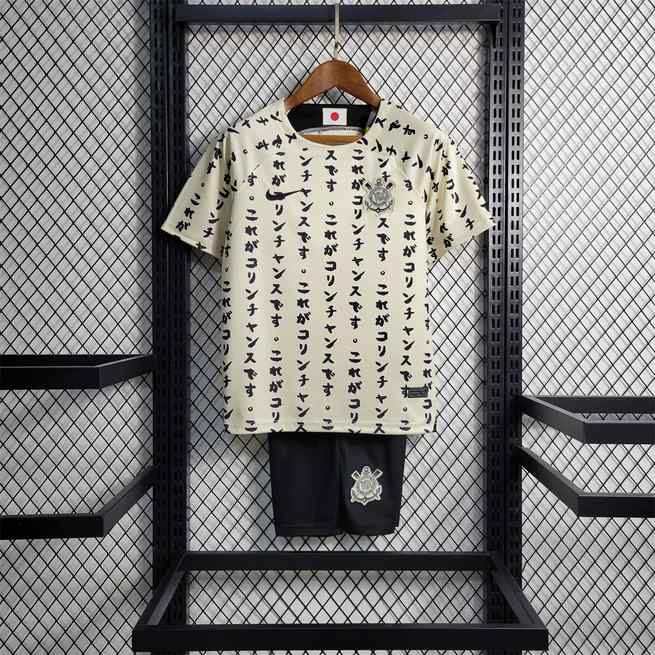 Ensemble de football enfant 22-23 Corinthians — Troisième maillot