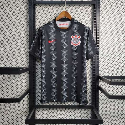 23-24 Corinthians black with white Training Suit