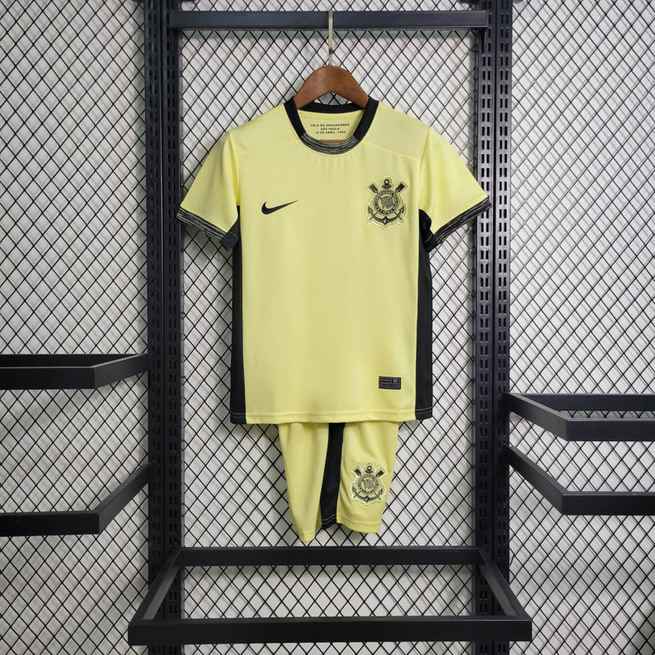 23-24 Corinthians third yellow kid kit