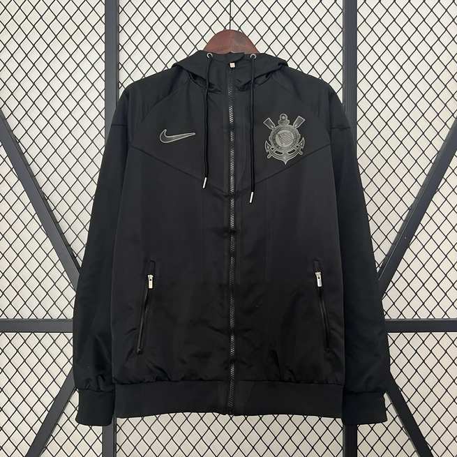 24-25 Corinthians black windbreaker