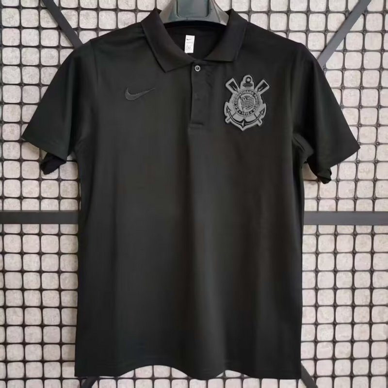 25-26 Corinthians black POLO