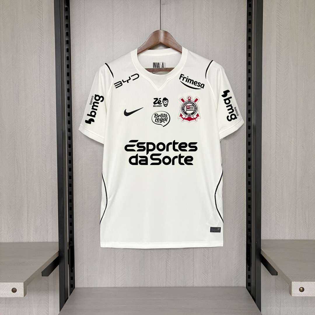 Corinthians 2026/27 Home Jersey All Sponsors S-4XL