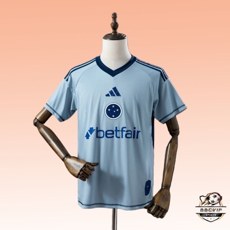 Cruzeiro 2025/26 Goalkeeper Grey Jersey S-4XL