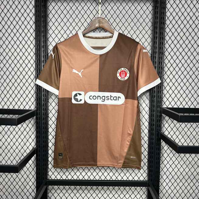 24-25 FC St. Pauli home soccer jersey