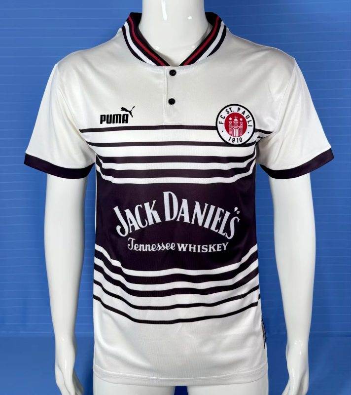 Retro 1997/98 FC St. Pauli home soccer jersey Size S-2XL