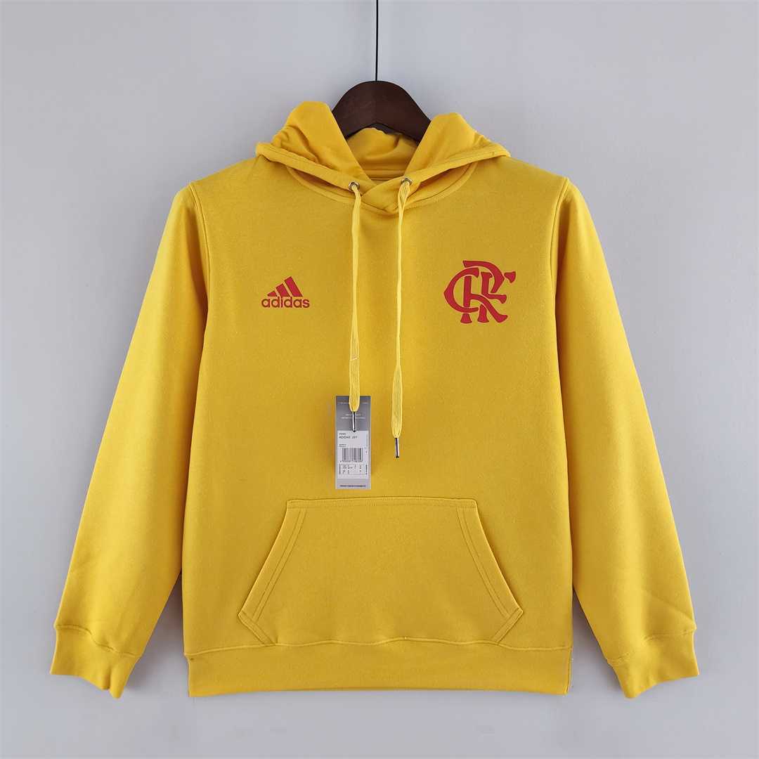2022 Flamengo Hoodie Yellow