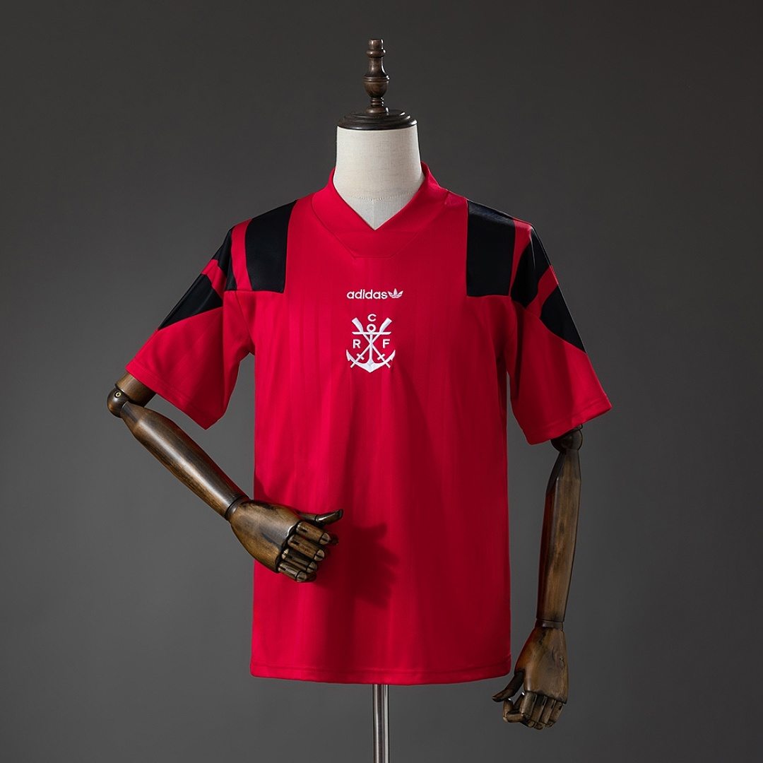 Maillot de football Flamengo rouge EQT — 2026/27 · Rétro · tailles S–4XL
