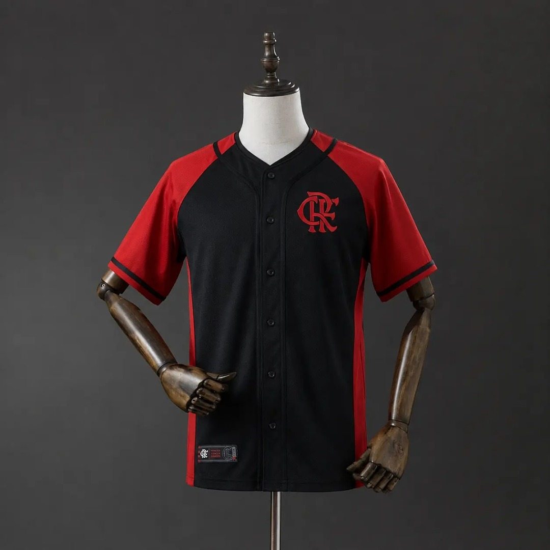 2026/27 Flamengo US Pack Full-Button Baseball Jersey S-4XL