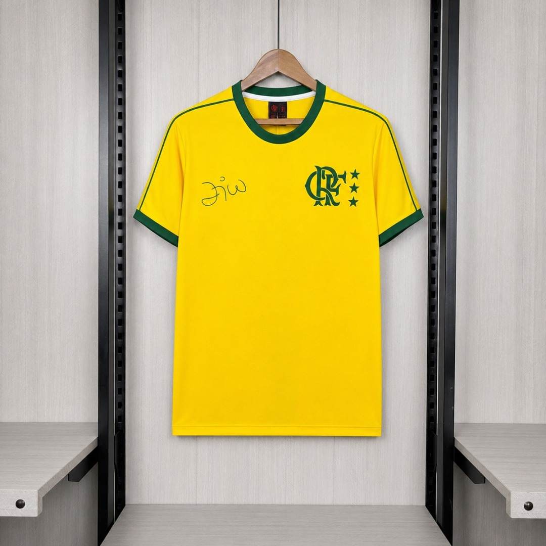 2026/27 Flamengo Zico Signature Yellow Jersey S-4XL