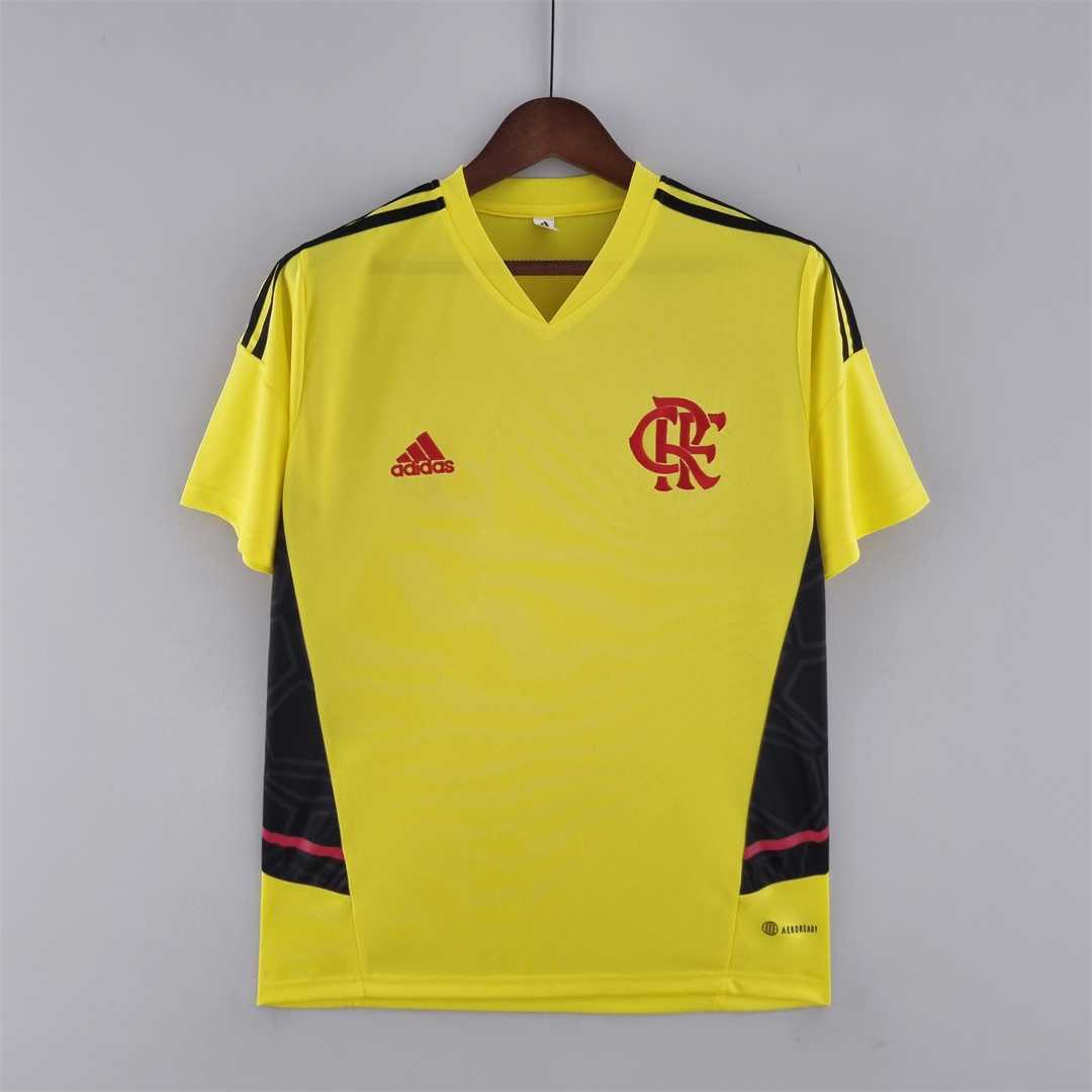 22-23 Flamengo training suit yellow