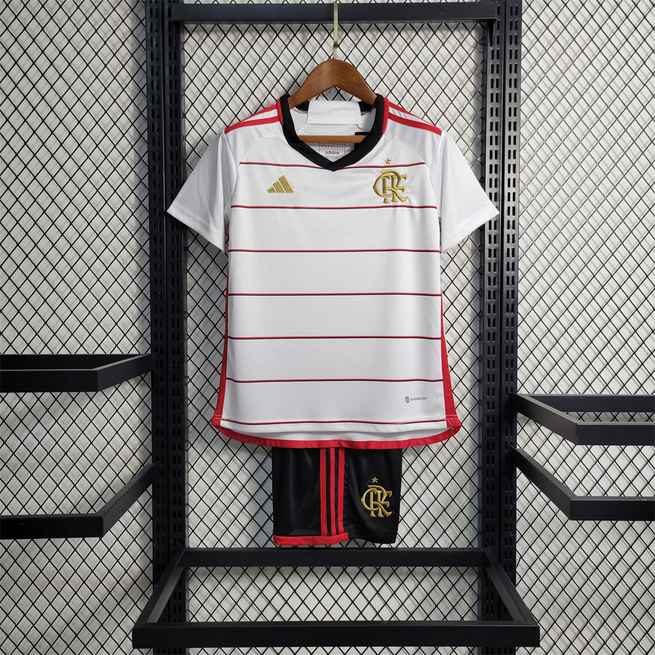 23-24 Flamengo away kids kit