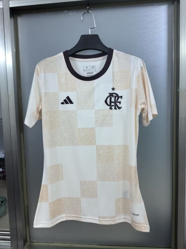 Maillot de football femme 24-25 Flamengo blanc