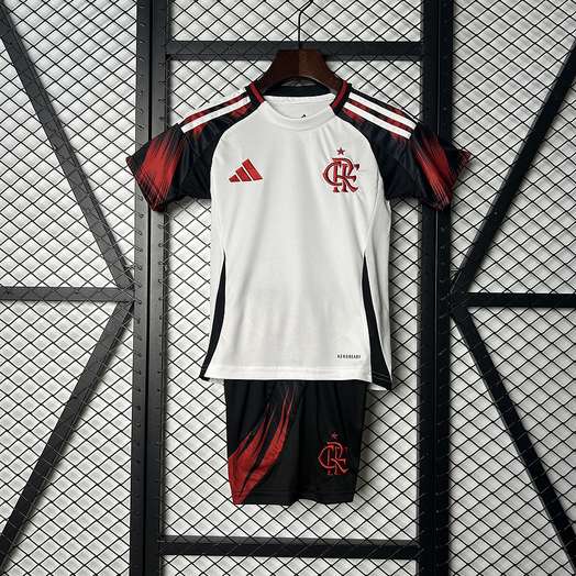 25-26 Flamengo away kid kit
