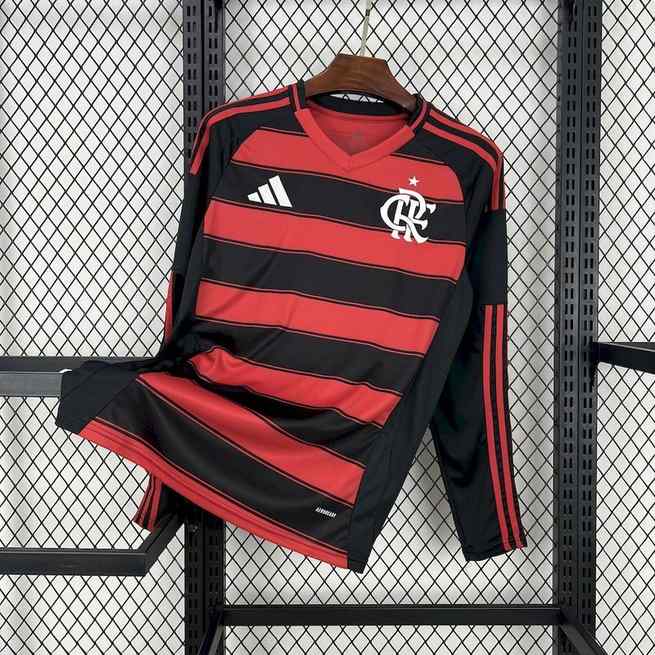 25-26 Flamengo home long sleeve jersey