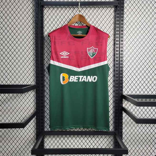 23-24 Fluminense green and red Training Tank Top