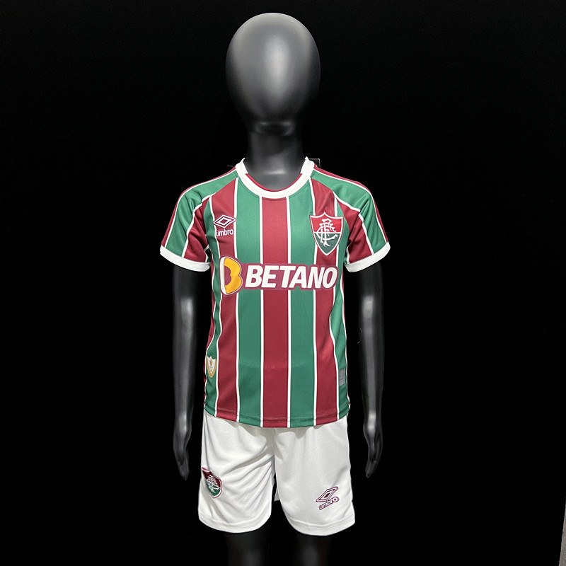 23-24 Fluminense home kid kit size S-XXL