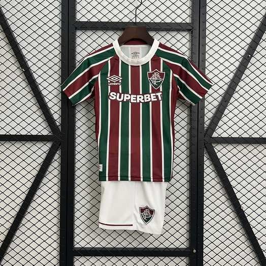 25-26 Fluminense home kid kit size: 16-28