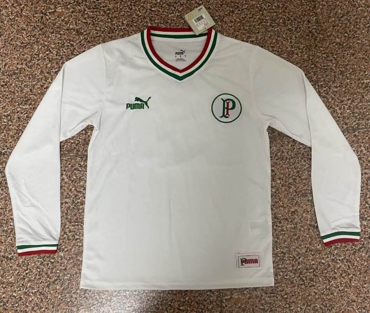22-23 Palmeiras white commemorative edition long sleeves