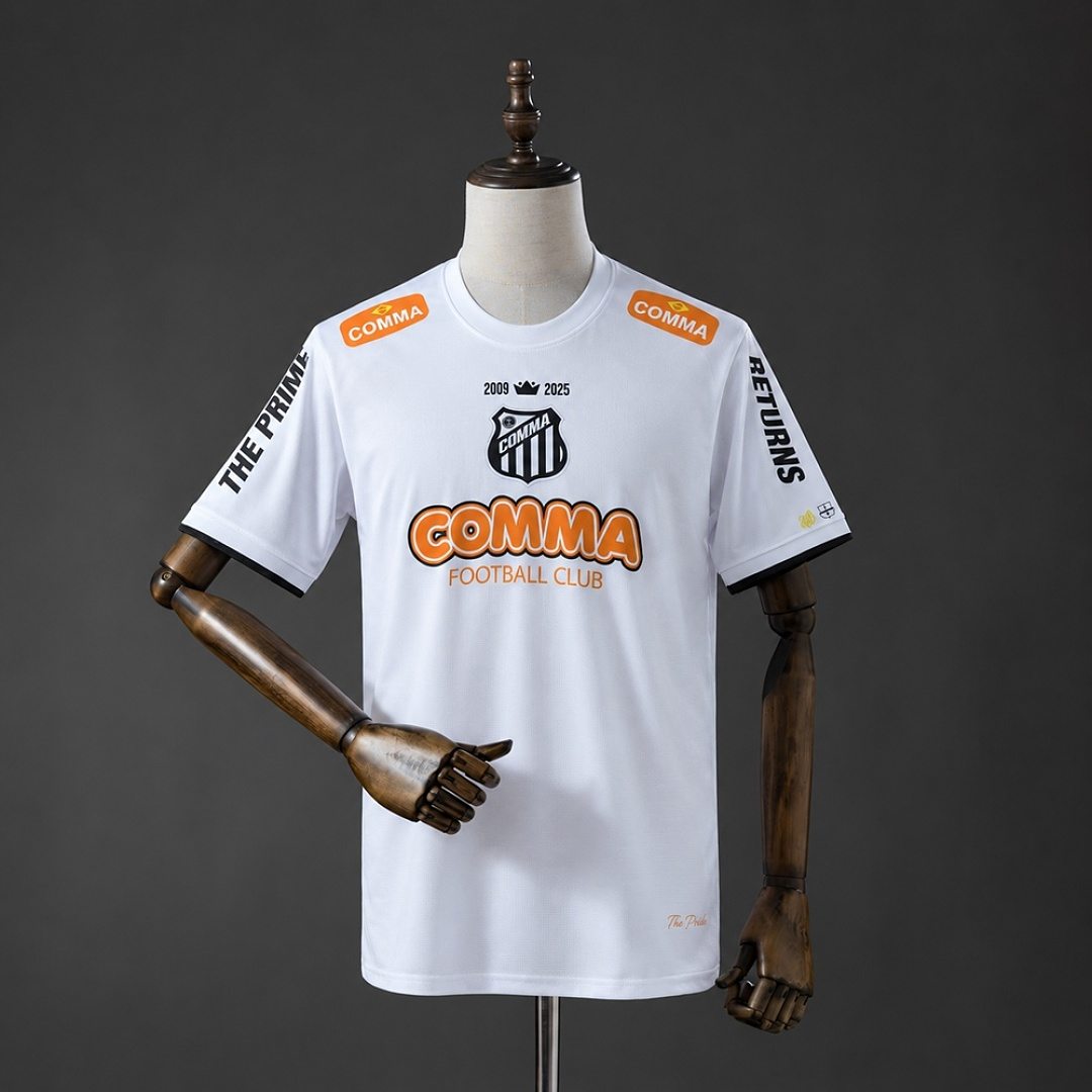 2008 Santos Home Retro Soccer Jersey S-2XL