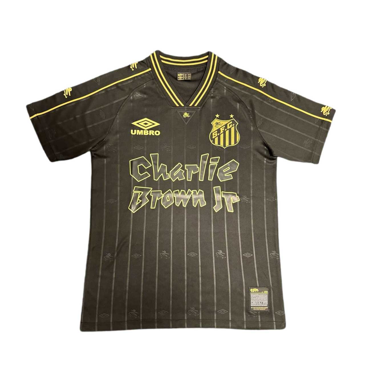 24-25 Santos Charlie Brown black gold special edition Jersey