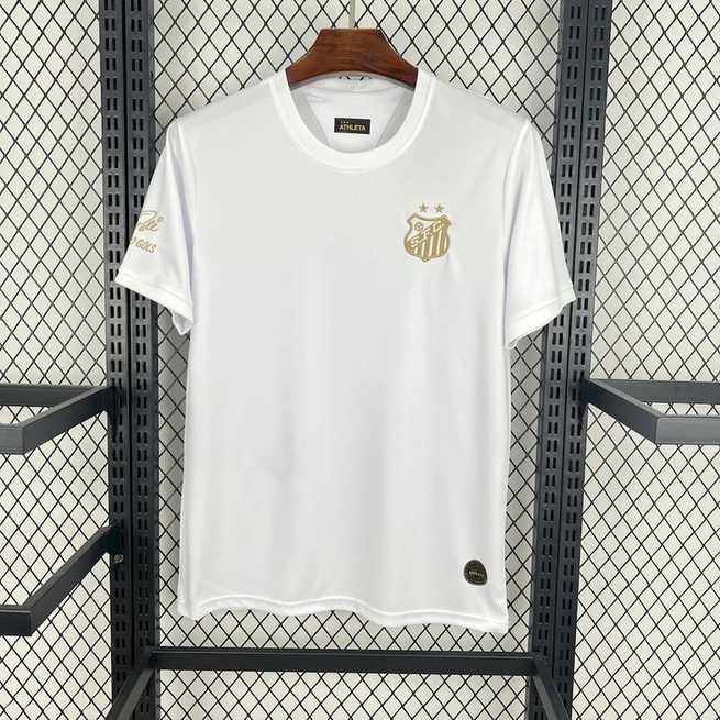 25-26 Santos Pele 1.000 GOLS White Jersey