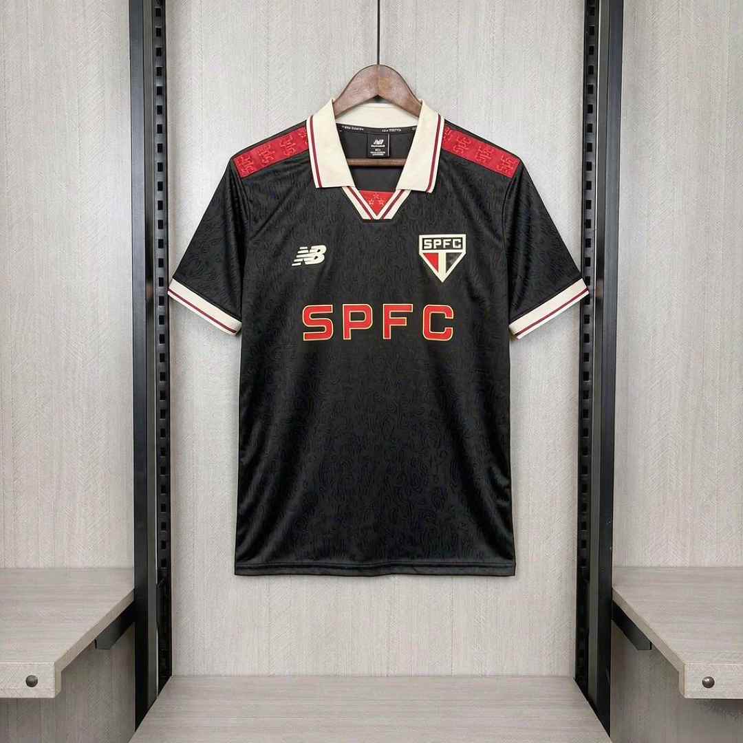 Maillot de football Sao Paulo noir édition spéciale — 2026/27 · tailles S–4XL