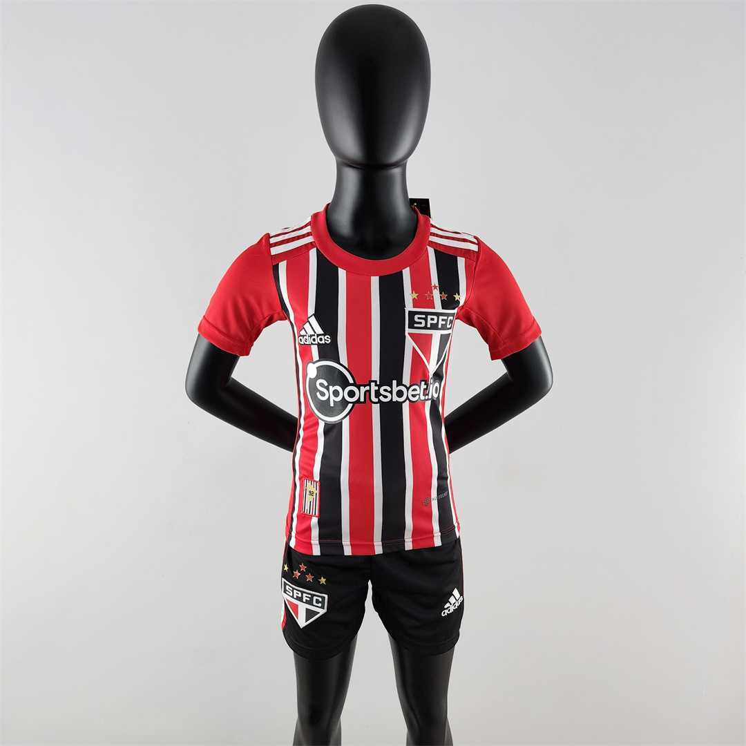 22-23 Sao Paulo away kids kit