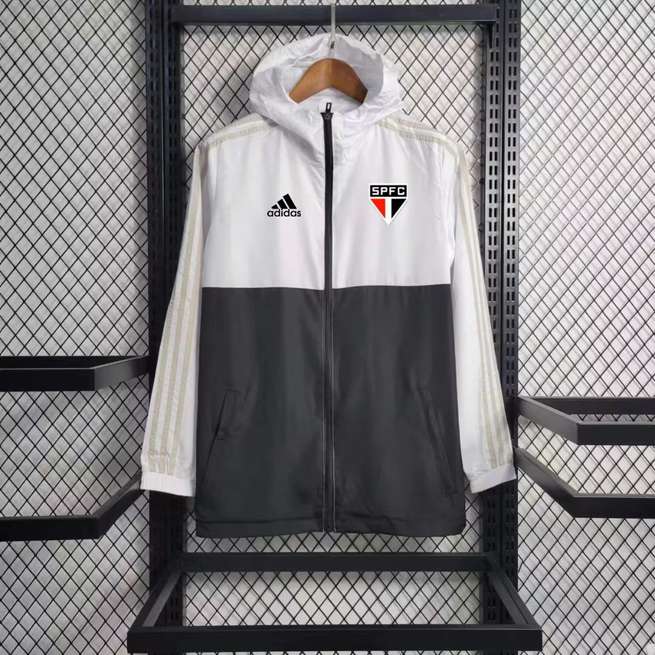 23-24 Sao Paulo Windbreaker black and white