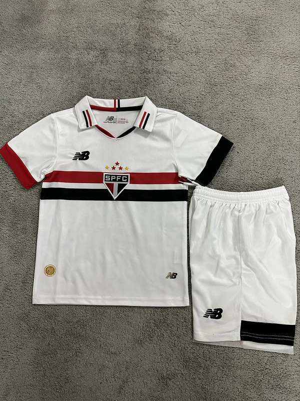 Ensemble de football enfant 24-25 Sao paulo blanc — Domicile